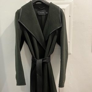 Elie Tahari NWT Hunter Green Wrap Coat